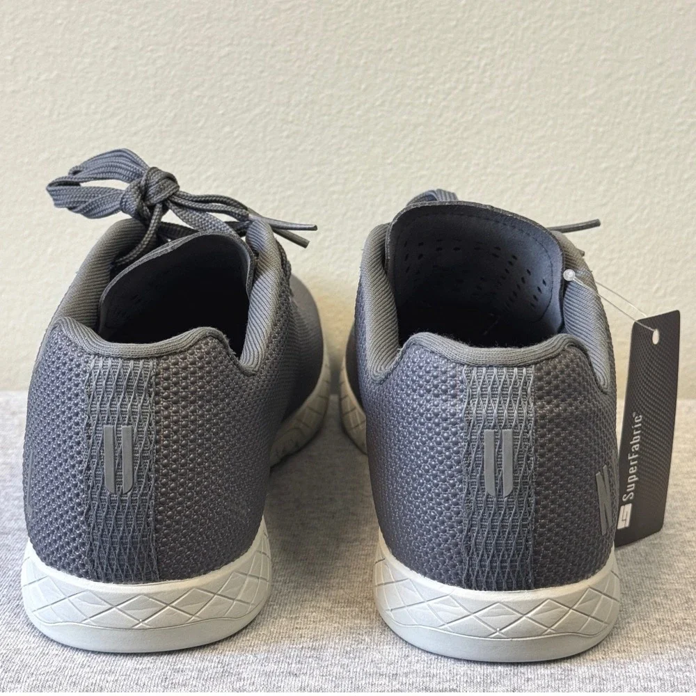 NOBULL SuperFabric Trainer Mens 8.5 Womens 10 Grey Cross Training Shoes NWOT